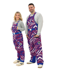 Zubaz Buffalo Bills Zebra Royal Blizzard Snow Bib