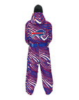 Zubaz Buffalo Bills Zebra Royal Tundra Tux Snowsuit