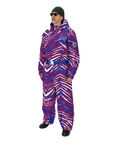 Zubaz Buffalo Bills Zebra Royal Tundra Tux Snowsuit