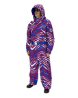 Zubaz Buffalo Bills Zebra Royal Tundra Tux Snowsuit