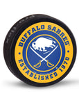 Buffalo Sabres Team Puck "Established 1970"