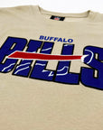BIG & TALL SIZES New Era Buffalo Bills Stone Color 2023 Official NFL Draft Short Sleeve Shirt