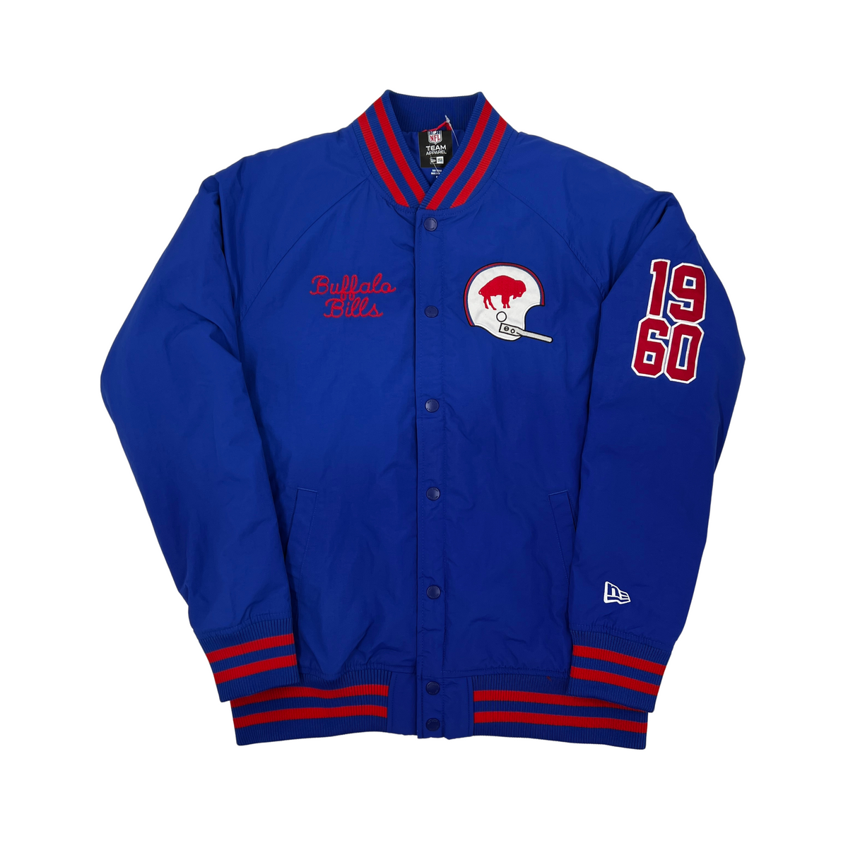 80s Buffalo Bills Chalk Line Jacket Kids Small