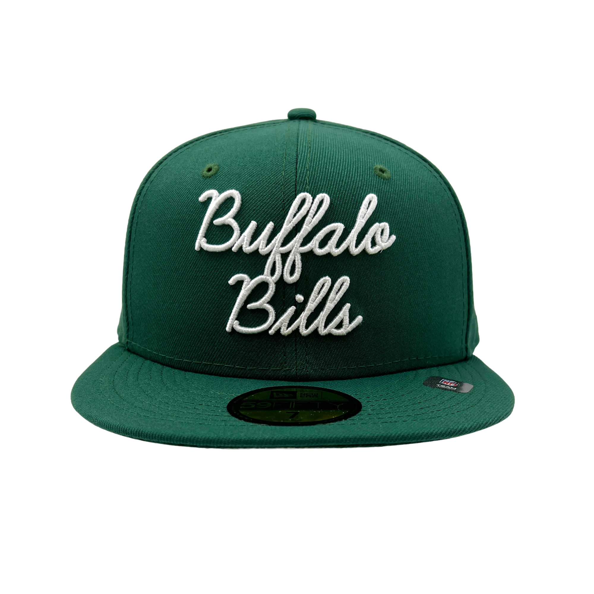 59Fifty New Era Buffalo Bills Embroidered Green Fitted Hat