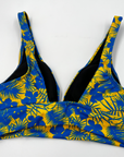 Women's Buffalo Sabres Floral Bikini Top