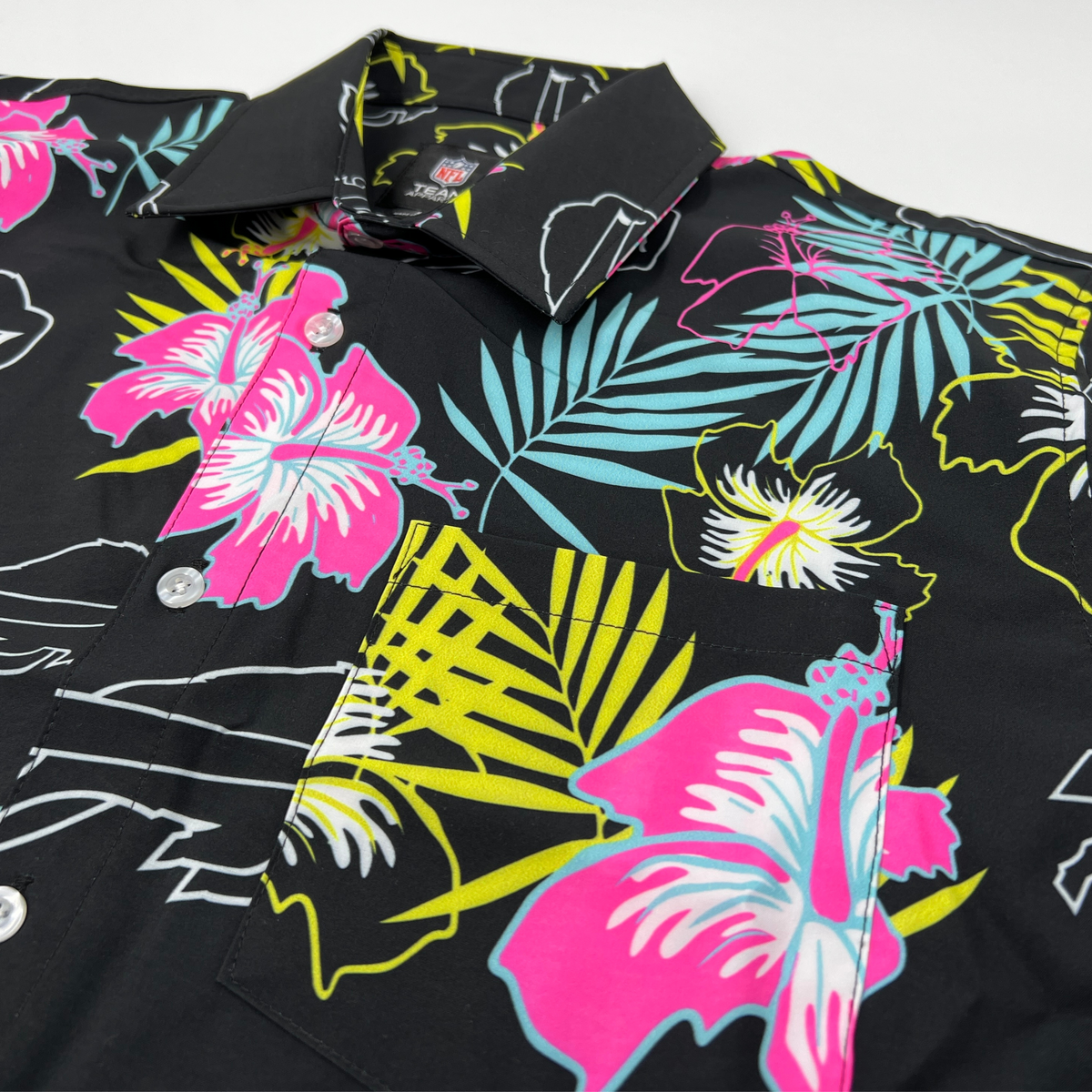 Buffalo Bills Hawaiian Shirt Buffalo Bills White Hibiscus Flowers