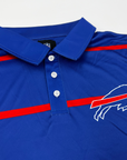 Buffalo Bills Royal Blue & Red Striped Polo