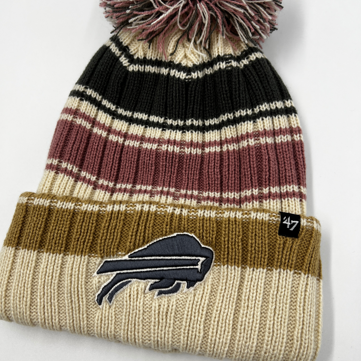 Buffalo Bills Women's 47 Brand Natural Cuff Knit Hat