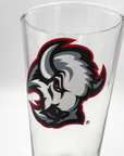 Buffalo Sabres Red & Black Goat Head Pint Glass