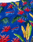 Final Sale - Buffalo Bills Royal Blue With Floral Swim Trunks