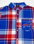 Buffalo Bills Plaid Button Up Shirt