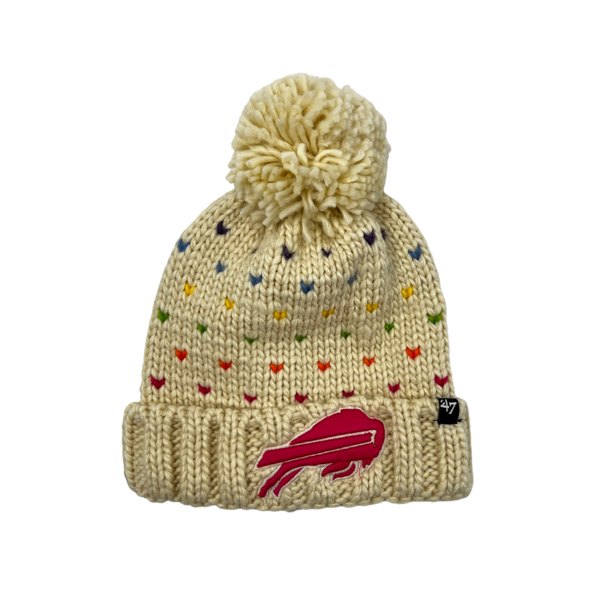 Buffalo Bills '47 Brand Girls Sprinkles Cuff Knit