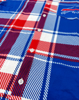 Buffalo Bills Plaid Button Up Shirt