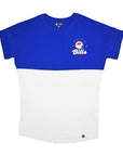 bflo store Women's Buffalo Bills Blue And White Short Sleeve Shirt