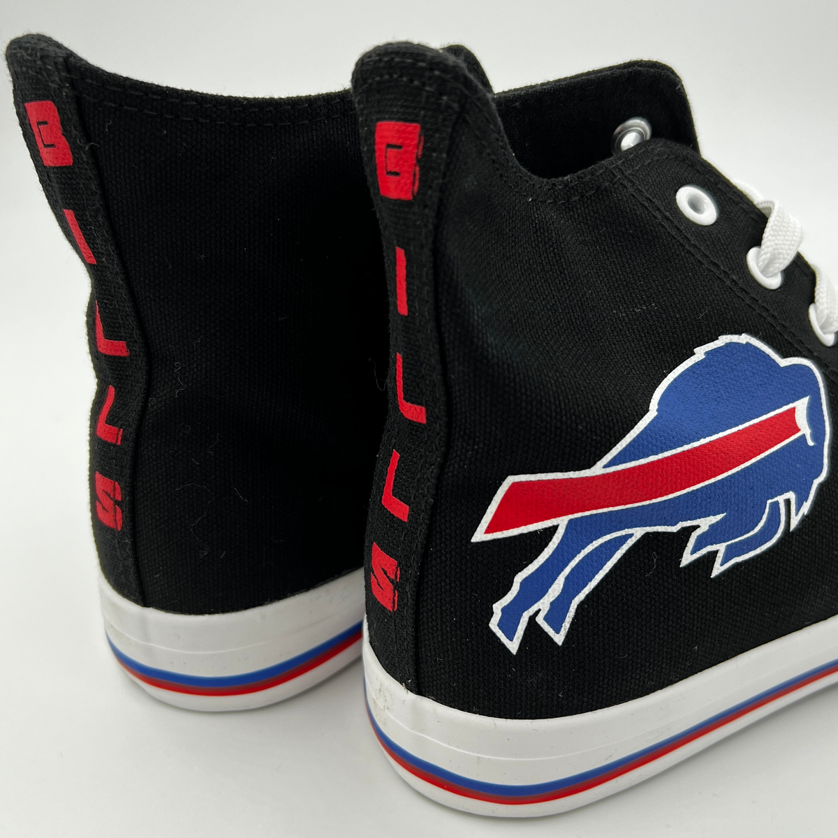 FOCO Buffalo Bills Big Logo High Top Canvas Shoes