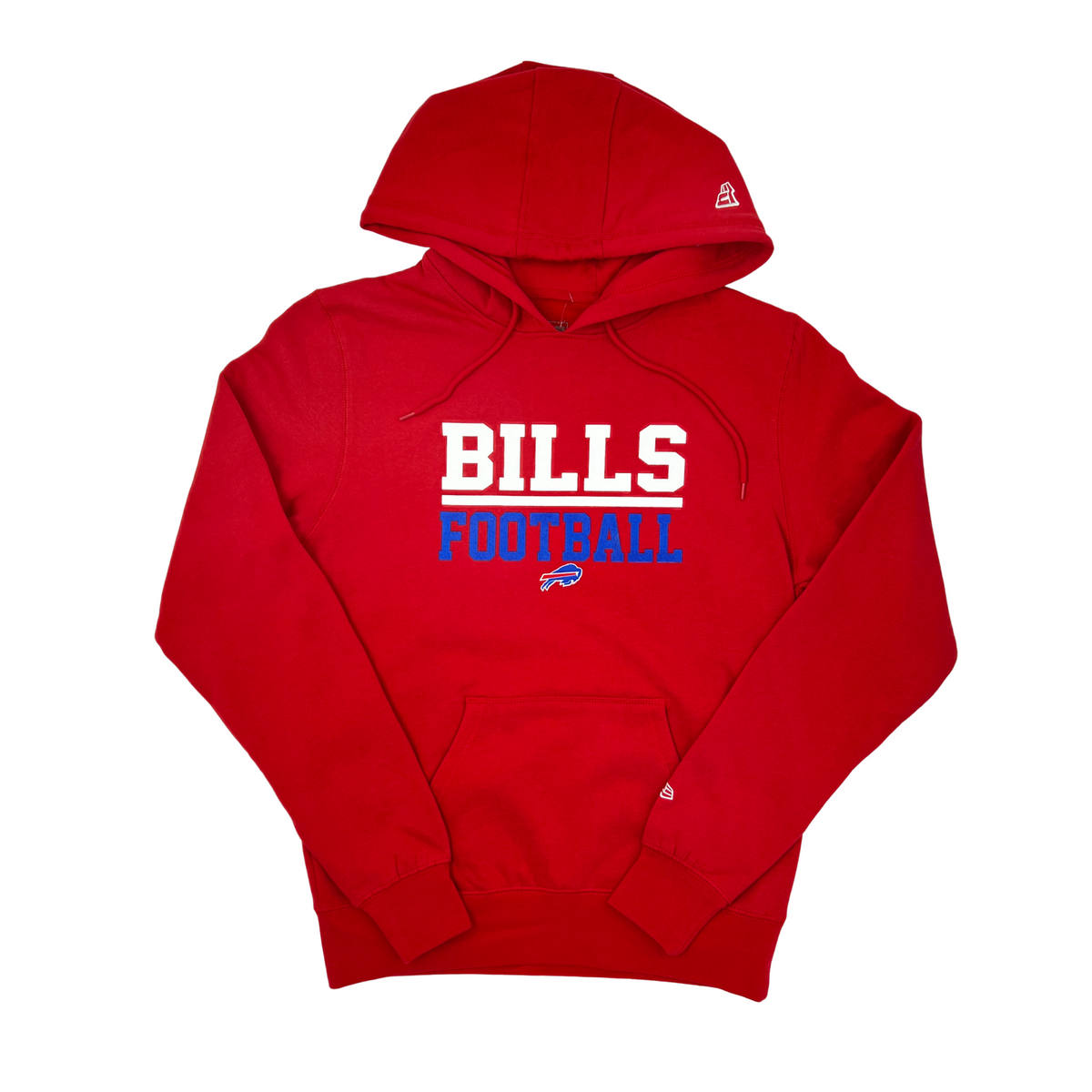 New Era Buffalo Bills Cream and Red Ombre Hoodie