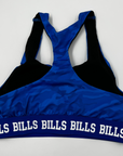 Final Sale - Women's Buffalo Bills Royal Blue Camo Sports Bra