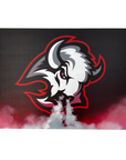 Buffalo Sabres Black & Red Goat Head Lawn Sign