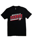 Buffalo Sabres Red and Black Goat Head Short Sleeve Shirt