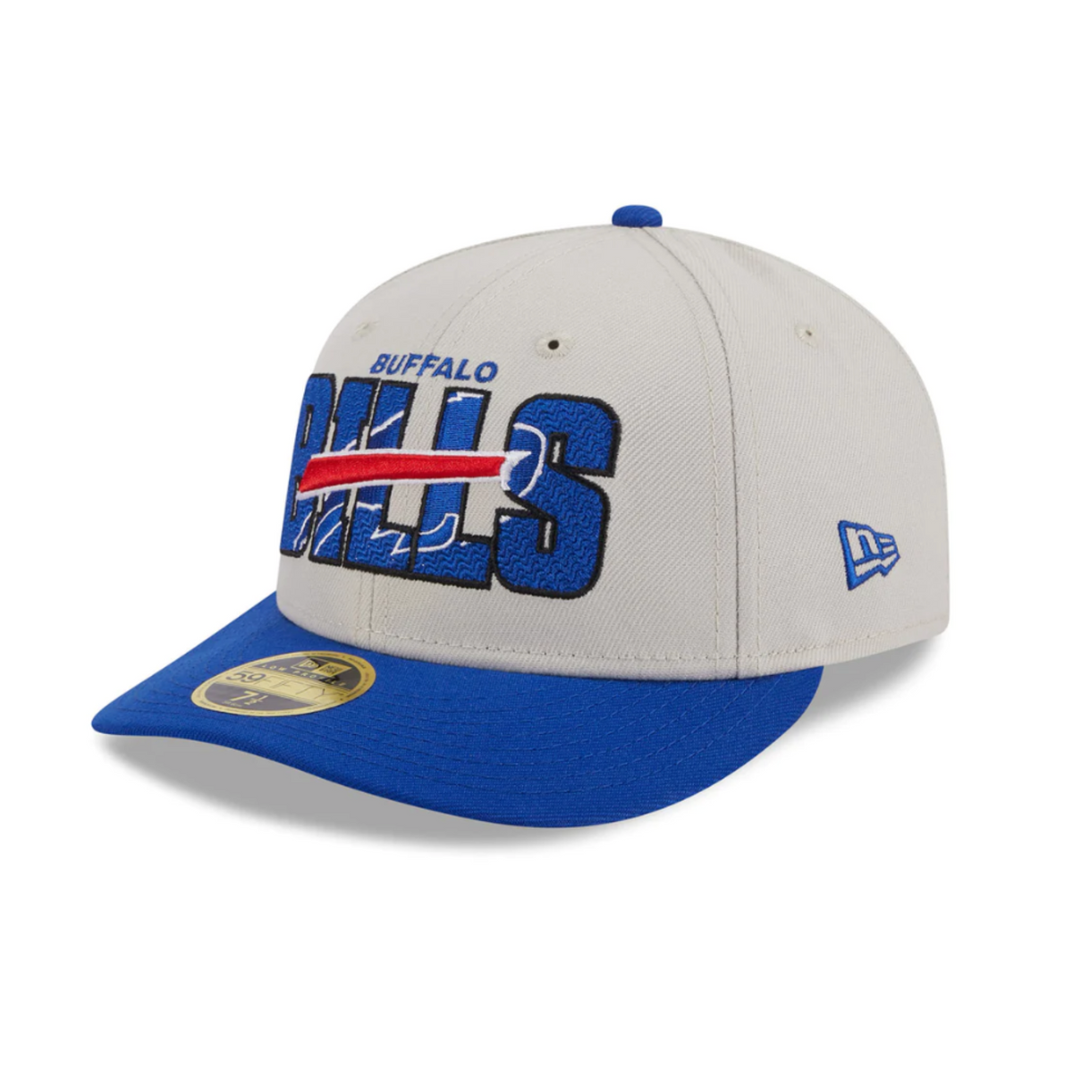 New Era 59FIFTY 2023 Draft Buffalo Bills Hat - Stone, Royal Stone/Royal / 7 1/4