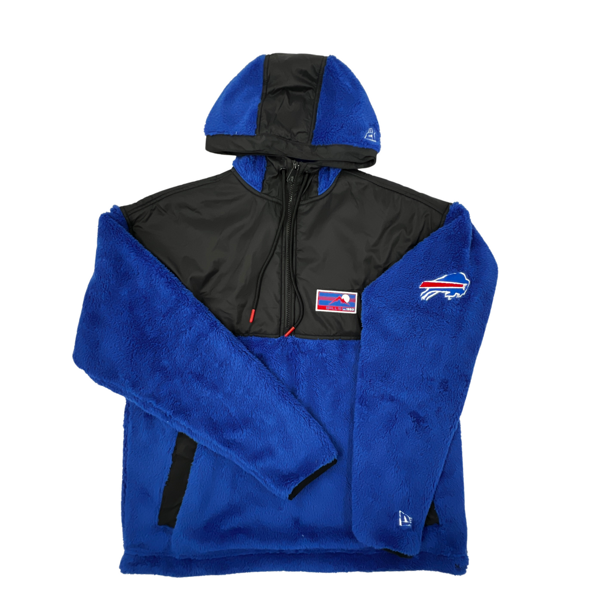 BUFFALO BILLS CLASSIC CHENILLE DK FZ HOODIE (ROYAL BLUE)