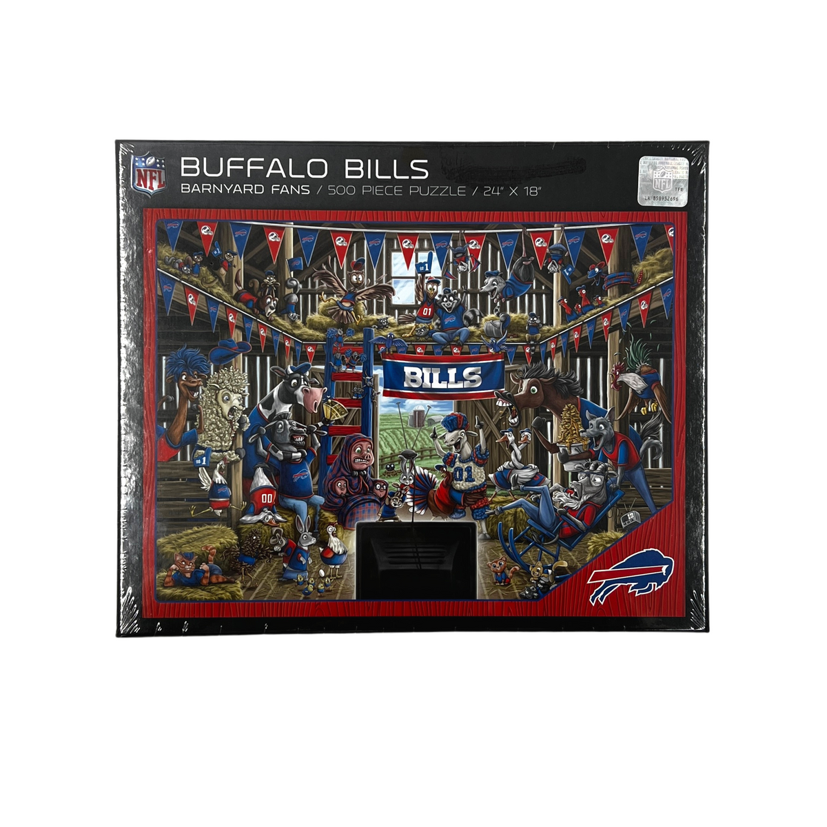 Buffalo Bills Barnyard Fans Puzzle