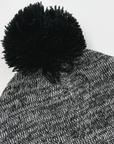 Buffalo Sabres Black & Heather Gray Goat Head Pom Pom Beanie