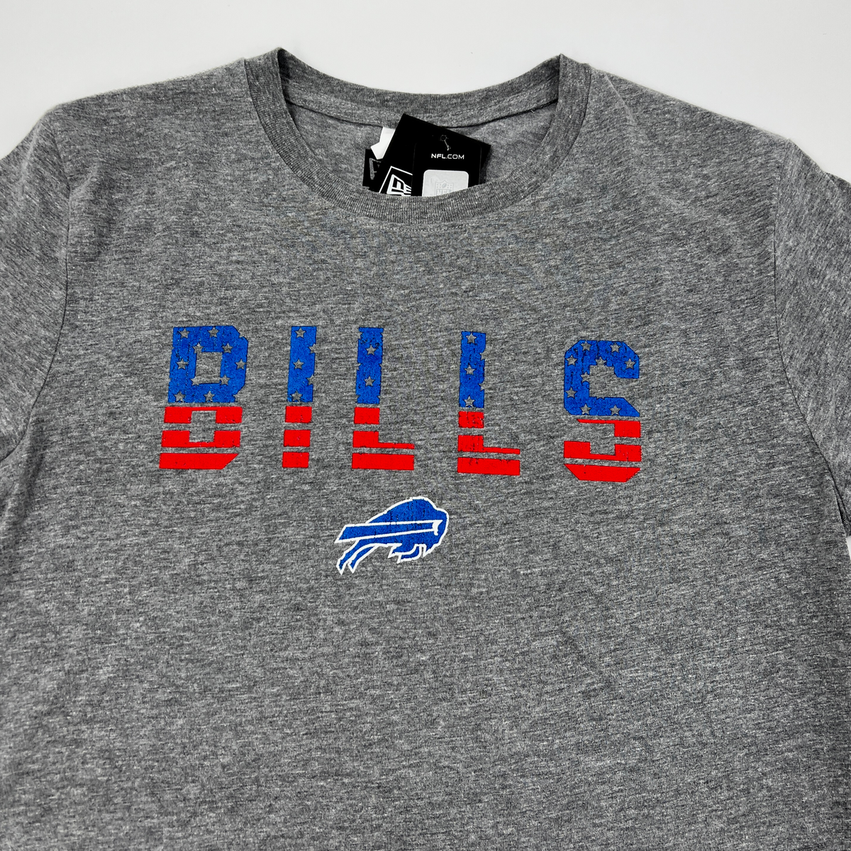 New Era Buffalo Bills Patriotic Letters Gray T-Shirt