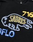 Buffalo Sabres x BFLO Neon Glow Short Sleeve Shirt - Final Sale