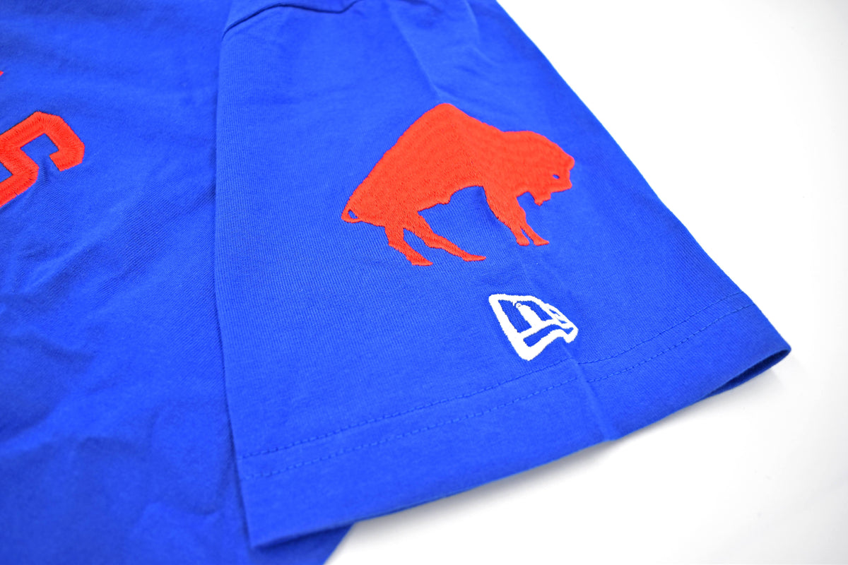 Buffalo Bills Stitched Logo Blue Short Sleeve Shirt