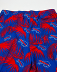 Buffalo Bills Royal & Red Floral Swim Trunks