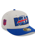 New Era Buffalo Bills Stone Color Official 2023 NFL Draft Fitted Hat