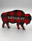 Buffalo, NY Plaid Wooden Buffalo