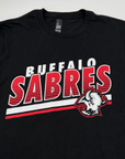Buffalo Sabres Red and Black Goat Head Short Sleeve Shirt - Final Sale