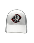 Buffalo Sabres White Mesh Goat Head Adjustable Hat