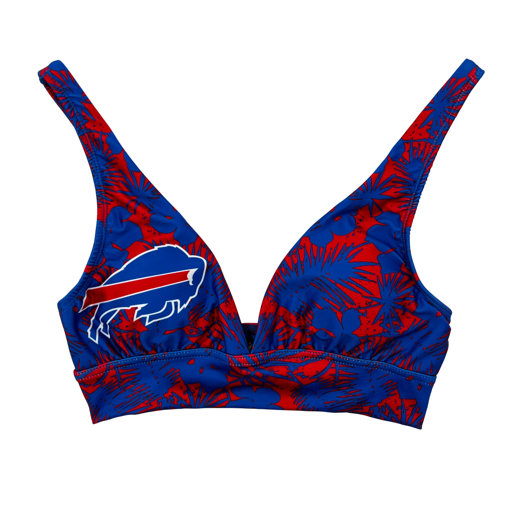 Women&#39;s Buffalo Bills Floral Bikini Top