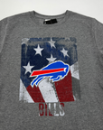 New Era Buffalo Bills Distressed Flag Gray Short Sleeve Shirt