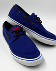 Buffalo Bills Blue Canvas Boat Shoe