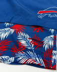 Final Sale - Buffalo Bills Woven Running Shorts With Floral Liner