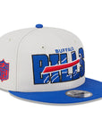 New Era Buffalo Bills Stone Color Official 2023 NFL Draft Snapback Hat