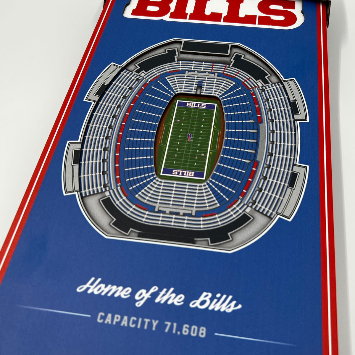 8 x 32 NFL New England Patriots 3D Stadium Banner