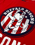 New Era Buffalo Bisons Red Short Sleeve Shirt