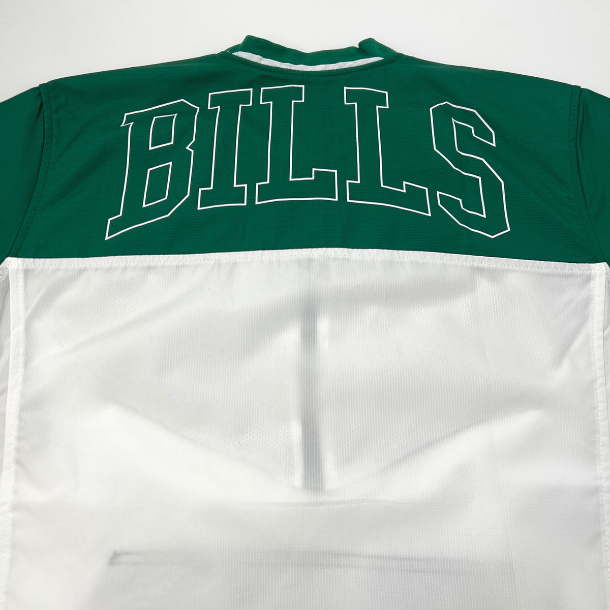 Starter Buffalo Bills Crew Neck Sweatshirt with Zip Pockets M / Bills Heather Grey Mens Sportswear