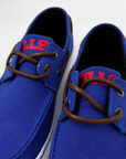 Buffalo Bills Blue Canvas Boat Shoe