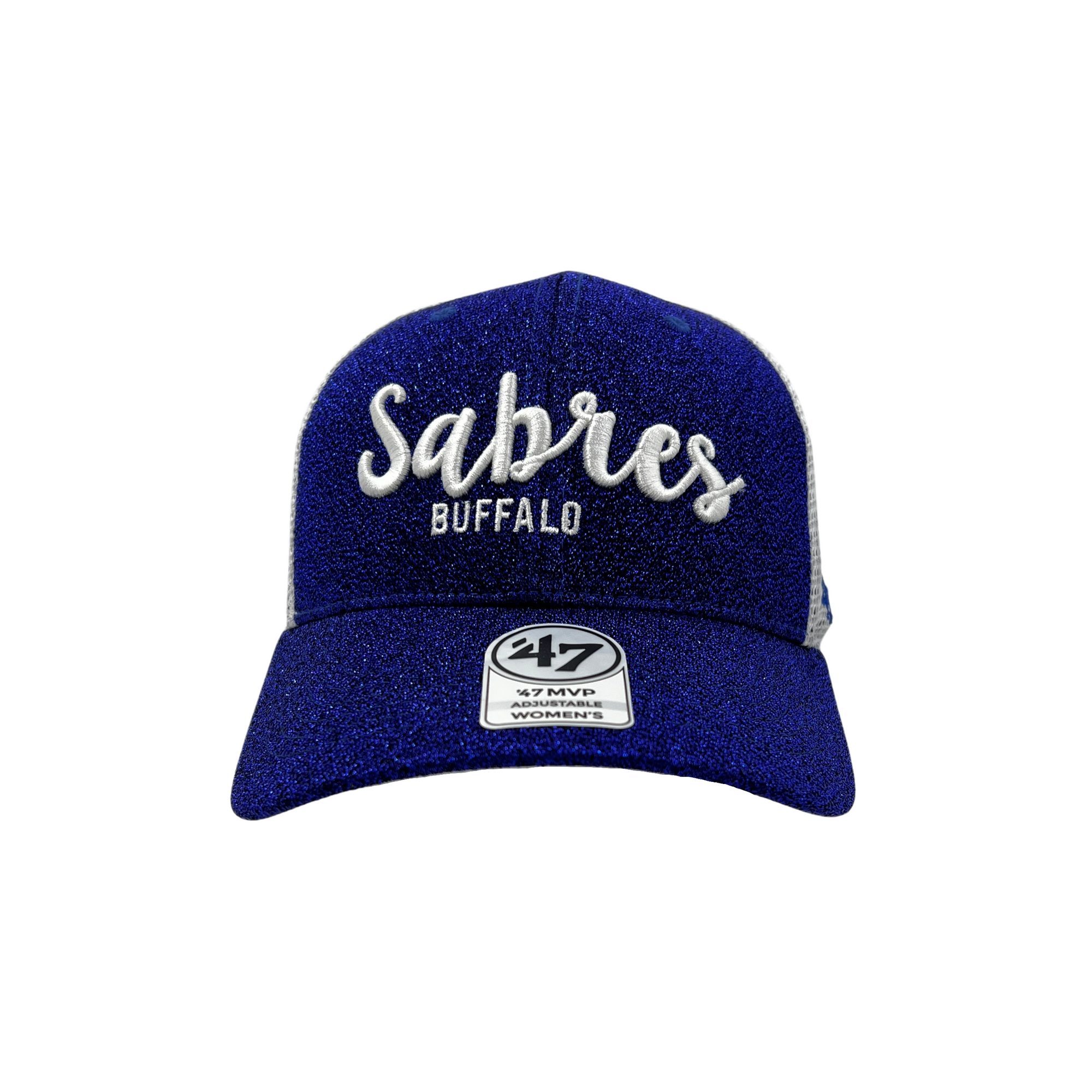 Women&#39;s &#39;47 Brand Buffalo Sabres Royal Blue Glitter Adjustable Hat
