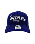 Women's '47 Brand Buffalo Sabres Royal Blue Glitter Adjustable Hat