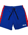 Buffalo Bills Royal Blue & Red Side Seam Shorts