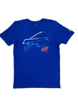 New Era Bills AFC 2022 Sideline Blue Short Sleeve Shirt