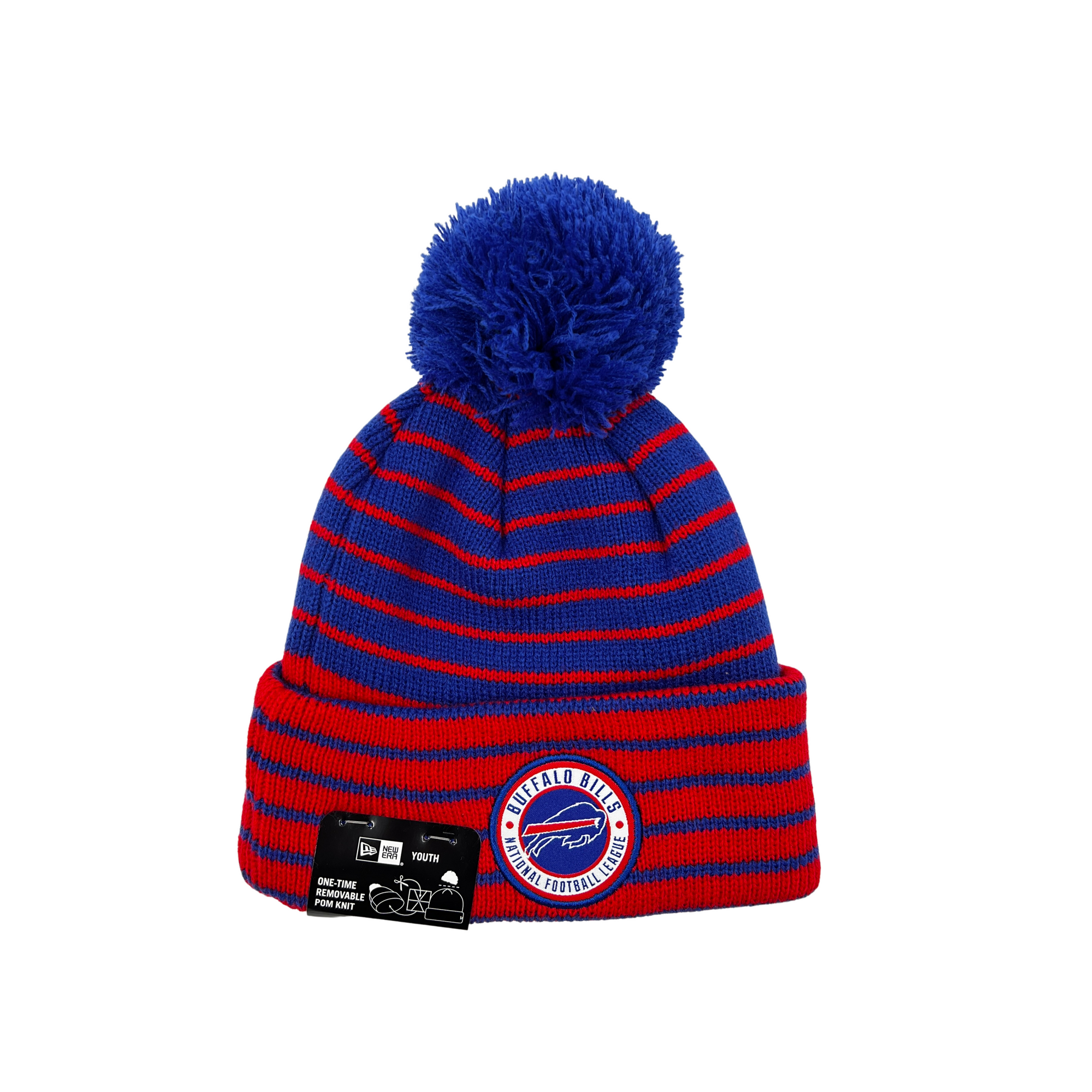 Youth Buffalo Bills Royal &amp; Blue Knit Winter Hat