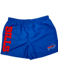 Buffalo Bills Solid Blue Swim Trunks